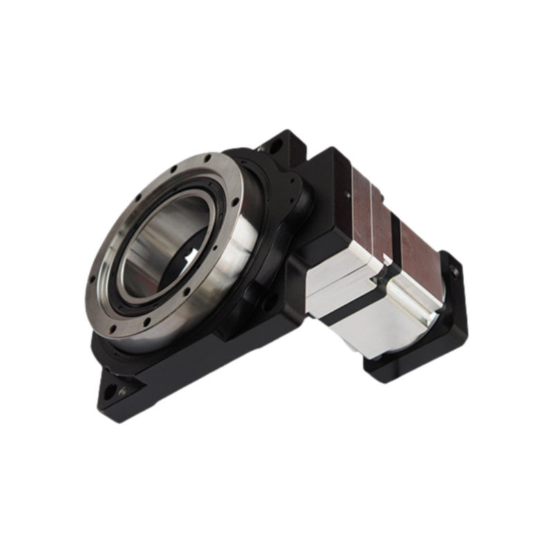 مائدة دوارة مجوفة محرك منصة دوارة مائدة مع صندوق التروس الكوكبي عالي الدقة